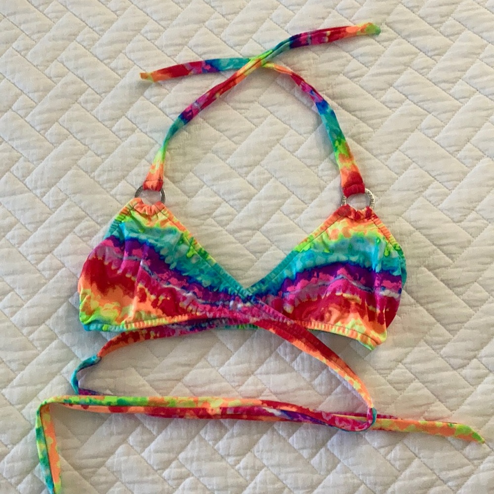 Tie dye Venus bathing suit top